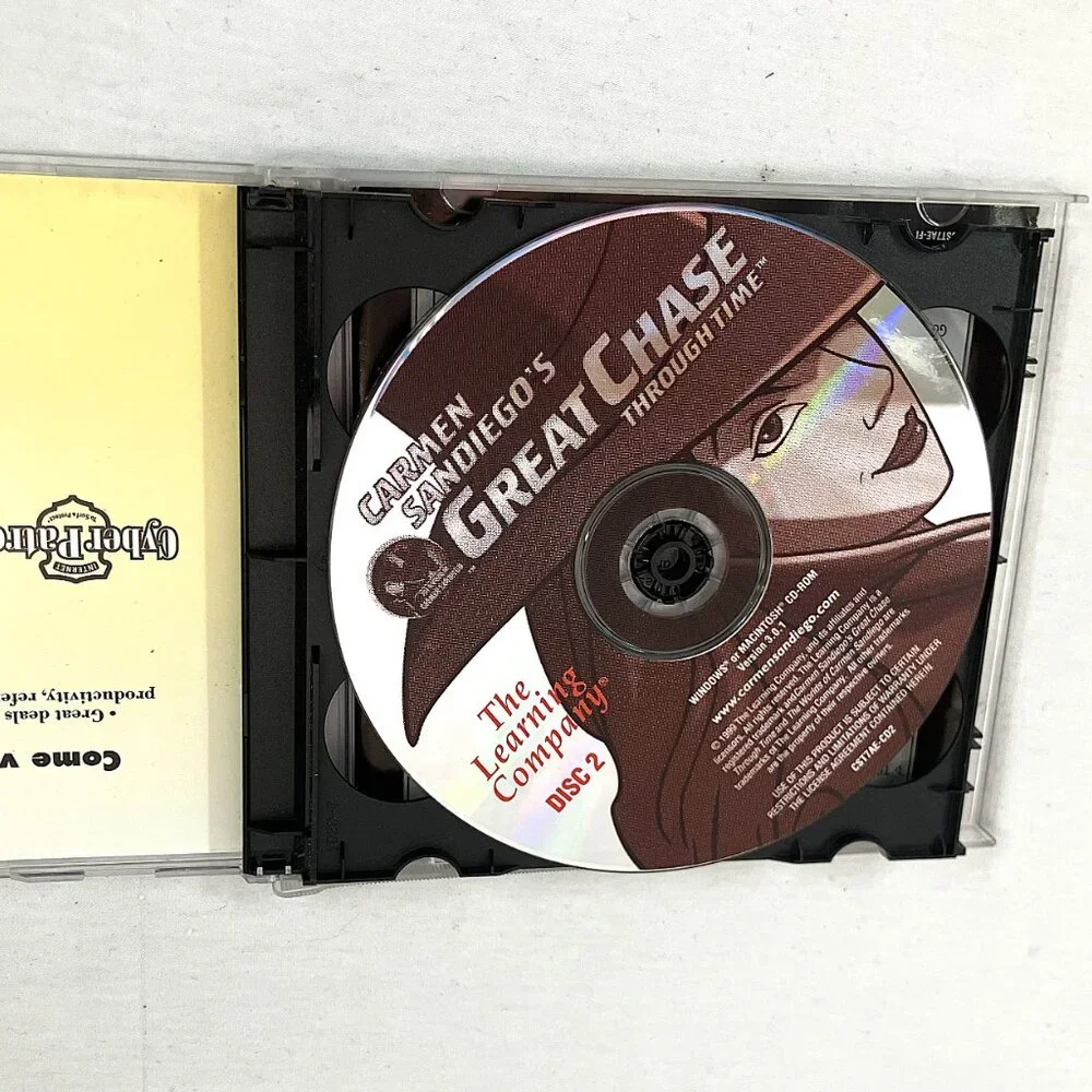 Carmen Sandiego's Great Chase Through Time PC Game (1999)